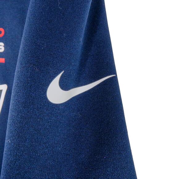 Nike Women's NFL New England Patriots Dri-Fit  Navy Blue Hoodie On Field Large - Picture 6 of 9